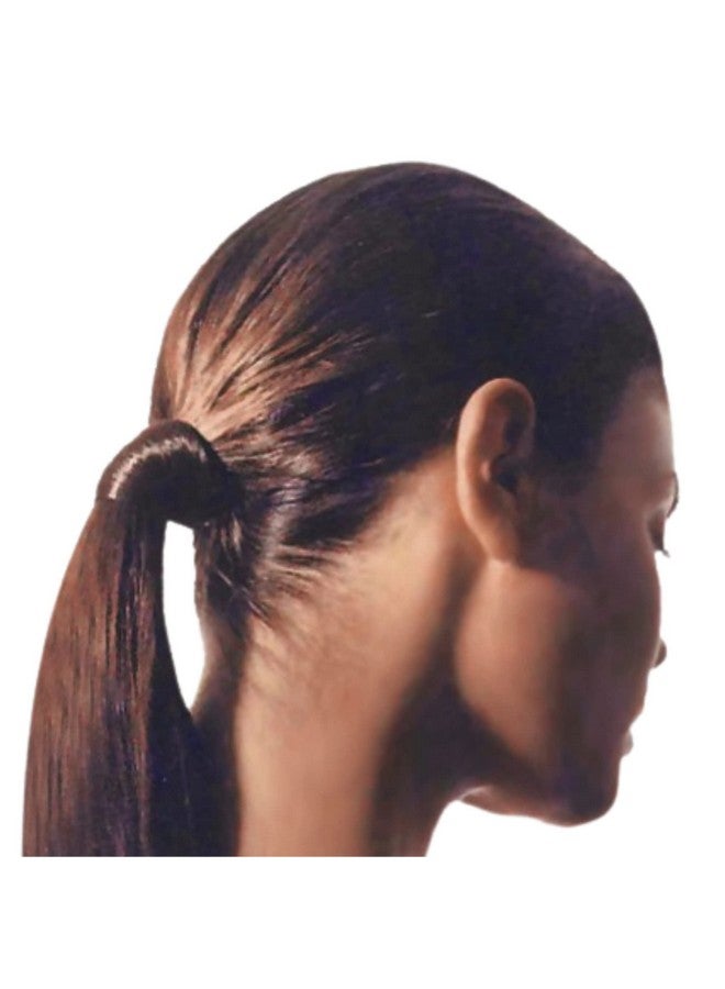 Mia Tonytail Ponytail Wrap Synthetic Hair That Looks Like Your Own Hair Wrapped Around Classic + Chic Medium Brown 2 Piece Pack - Image 5