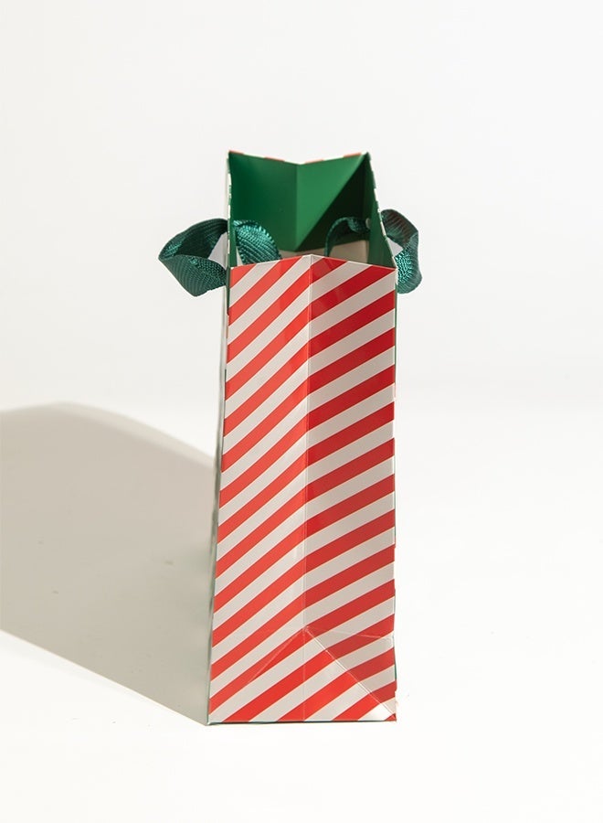 Share the Love Santa, Christmas Gift Bag, Green, Medium - Image 2