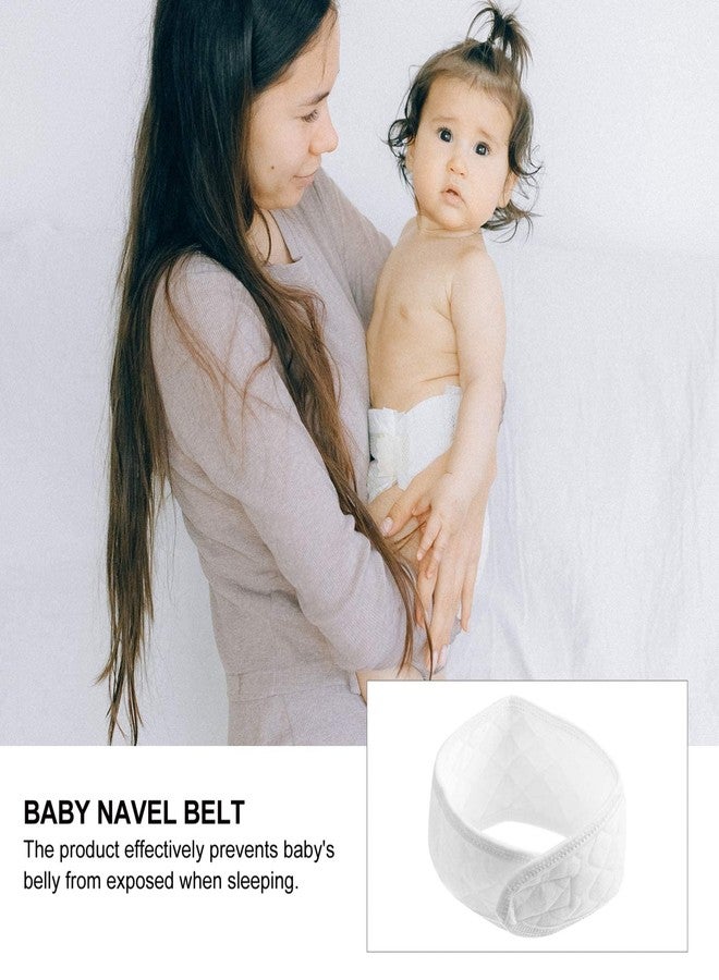 Healifty 10Pcs Infant Belly Bands Baby Belly Button Band Cotton Infant Abdomen Umbilical Cord Newborn Waist Support Band Navel Warm Cover - Image 4