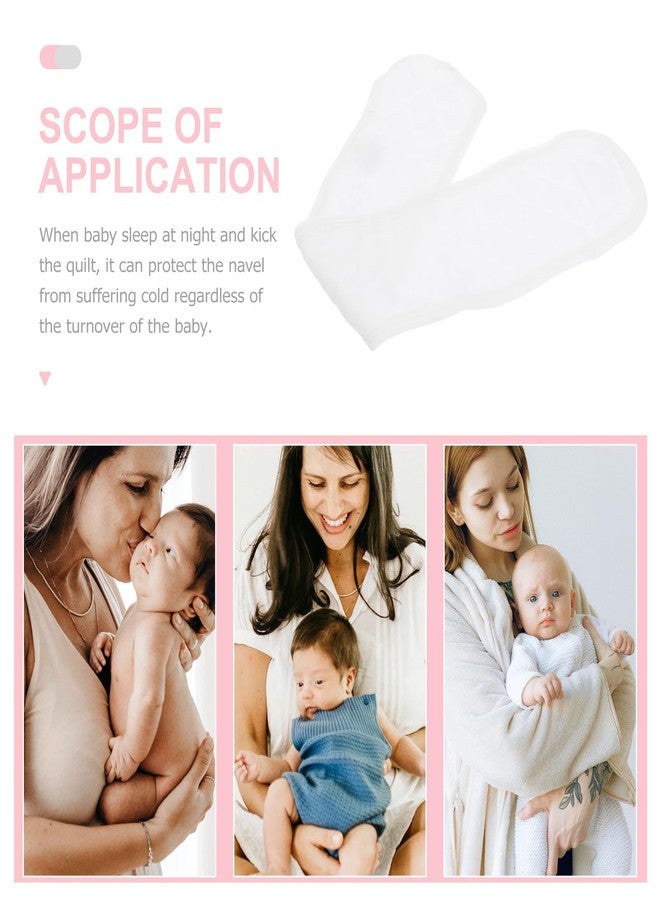 Healifty 10Pcs Infant Belly Bands Baby Belly Button Band Cotton Infant Abdomen Umbilical Cord Newborn Waist Support Band Navel Warm Cover - Image 5