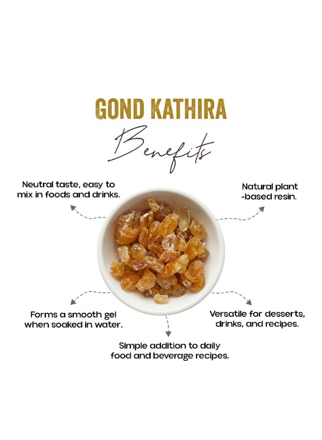 OGOC Gond Kathira Natural Edible Gum Crystals Premium Quality - Image 2