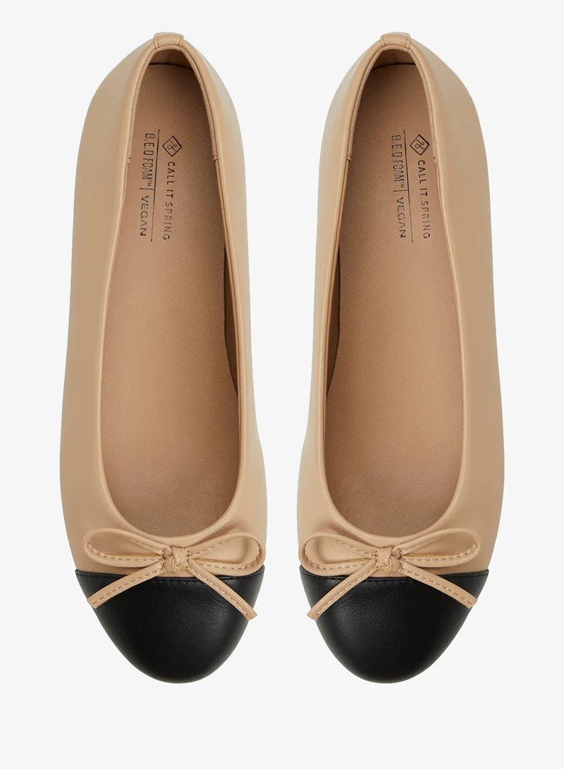 Call it Spring MEDIUM BEIGE Sweety Ballerinas for Women | Best Price UAE