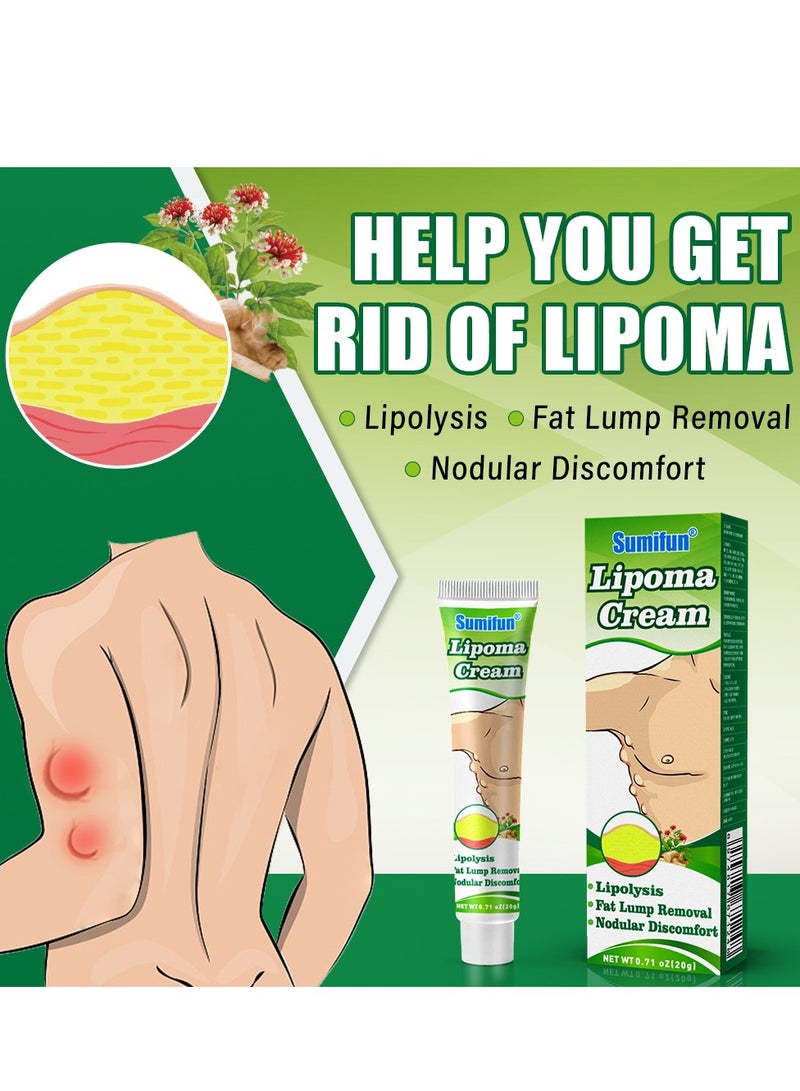 Sumifun Lipoma Cream,  Anti Hump Lymphcare Ginger Ointment, Underarm And Neck Lymphatic Care Cream, Lymphatic Drainage Cream, Anti-Cellulite Remover Cream 20g - Image 1