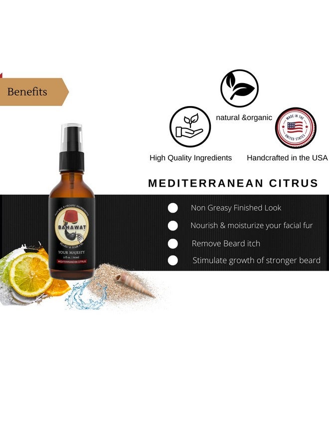 BAHAWAT Premium Beard Oil Conditioner & Softener Your Majesty 2 Ounce Beard Itch And Dry Skin Relief Handcrafted From Natural Ingredients Label May Vary  - Image 4