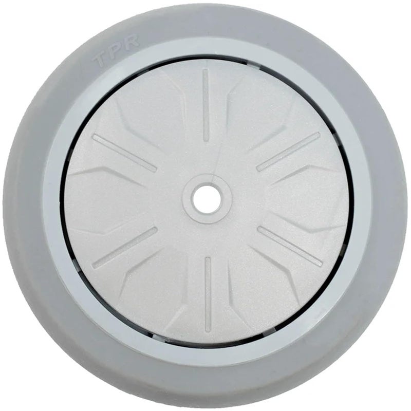 4 Inch TPR Universal Replacement Wheel Silent Rubber Caster 4inch M8 Single Wheel - Image 1