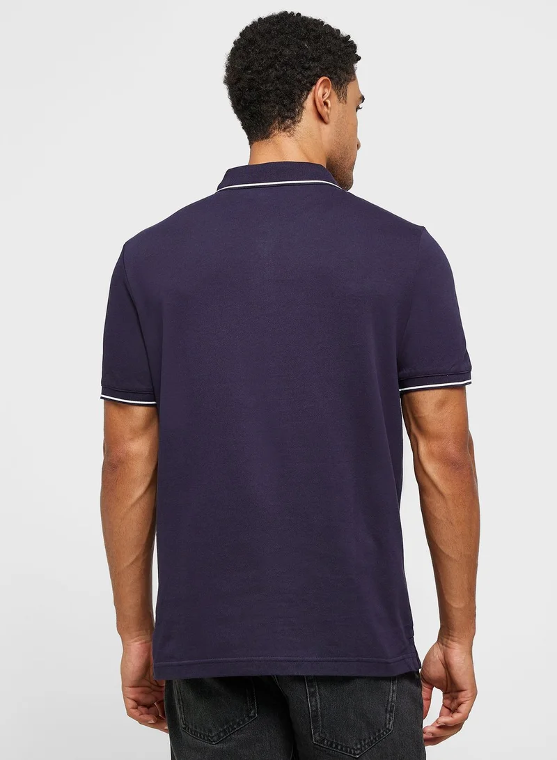 CALVIN KLEIN Logo Pique Polo