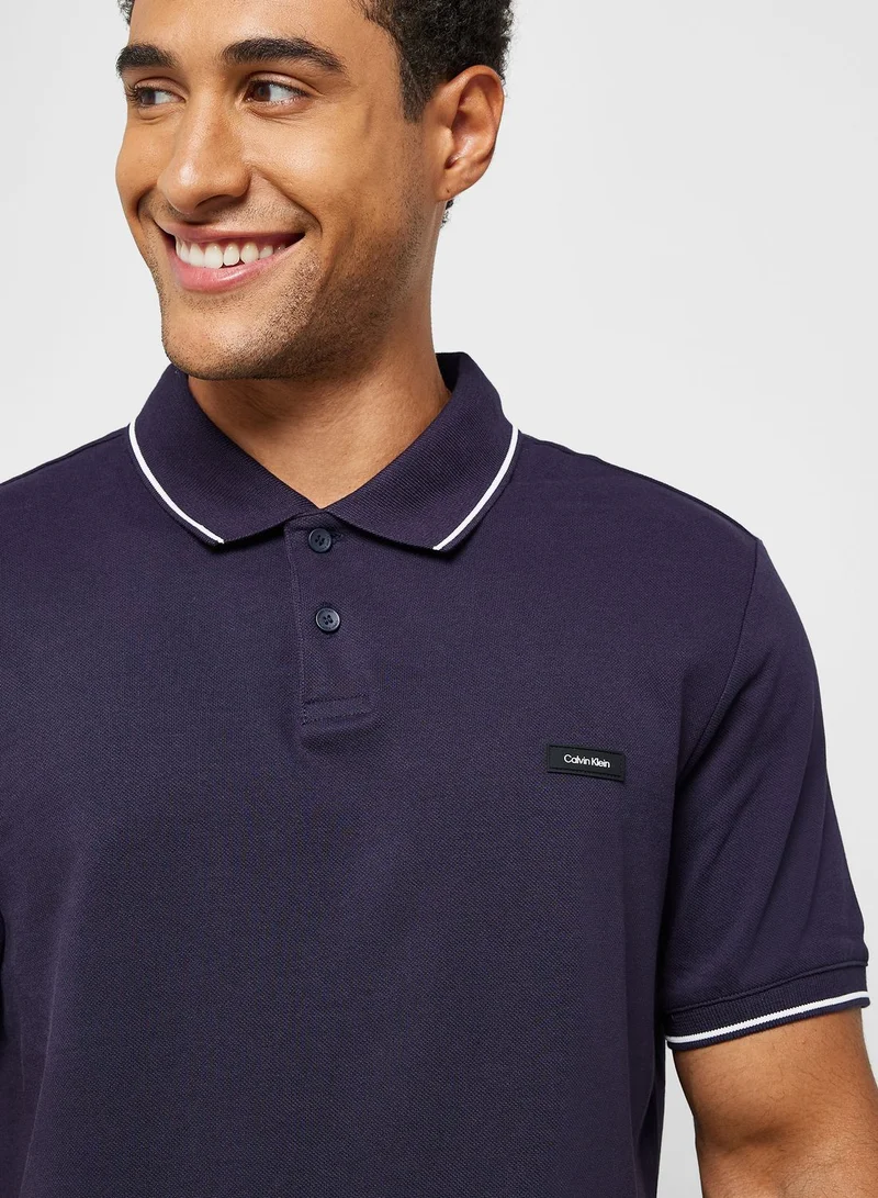 CALVIN KLEIN Logo Pique Polo