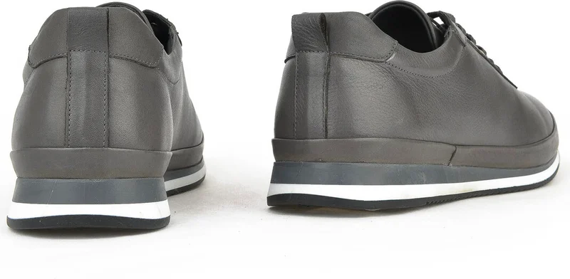Ziya , Men's Leather Large Size Shoes 1411031Z1057 Gray