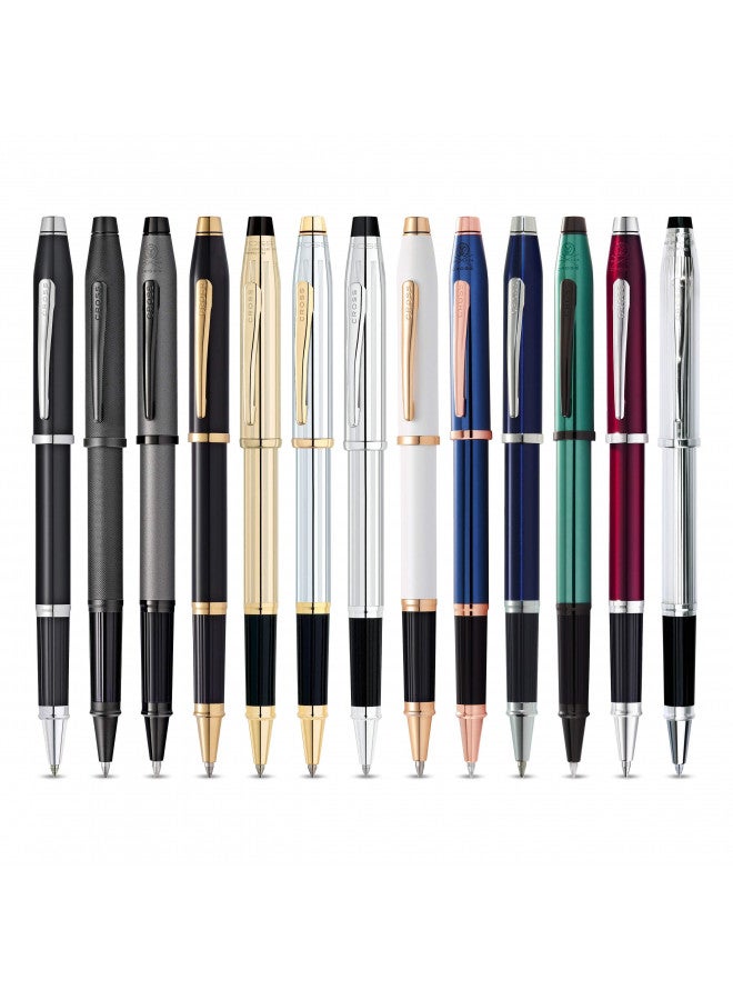 Cross قلم حبر جل قابل لإعادة التعبئة من كروس سنتشري II، قلم رولر متوسط، يشمل علبة هدايا فاخرة - ميداليست كروم - Image 4