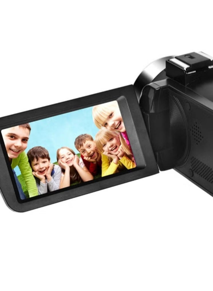Generic - Digital Camera, 4K Ultra HD Handheld DV Professional Digital Video Camera, Face Detection Action Camera With Anti Shaking For Video Event Photography, (Set 1 Standard Black With 1 Battery) - Image 1