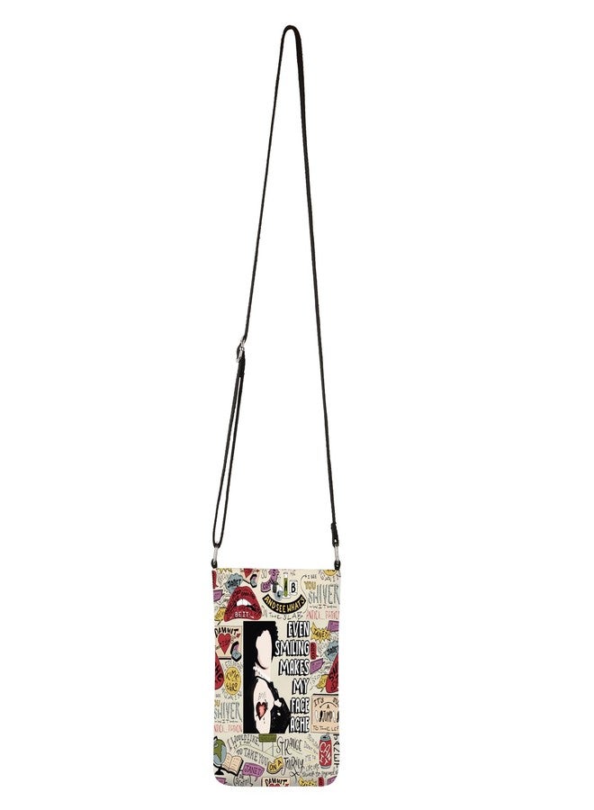 MBMSO Horror Show Gift R-TV Show Crossbody Bag Horror Movie Gifts for Musical Fans Lips Bag Even Smiling Makes My Face Ache (Rocky Crossbody) - Image 5