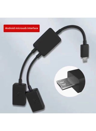 Mobile Phone Otg Adapter Cable Type-c Android Tablet Mouse Keyboard Usb Flash Drive Usb Hub Multi-function Conversion Cable-Number Of Interfaces:One Drag Two [micro Interface]] - pzsku/ZE7CA0771FA74C5886832Z/45/1746202379/6feaad0f-e631-443d-b7e7-e8d1cbb8df20