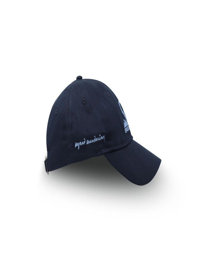 GREENLANDS Trish Cap Navy - 100% Made in India | Unisex Stylish Headwear for Ultimate Comfort and Fashion - Image 3