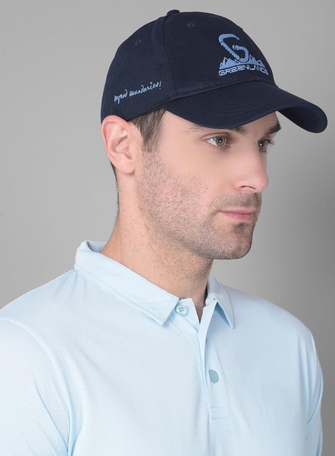 GREENLANDS Trish Cap Navy - 100% Made in India | Unisex Stylish Headwear for Ultimate Comfort and Fashion - Image 2