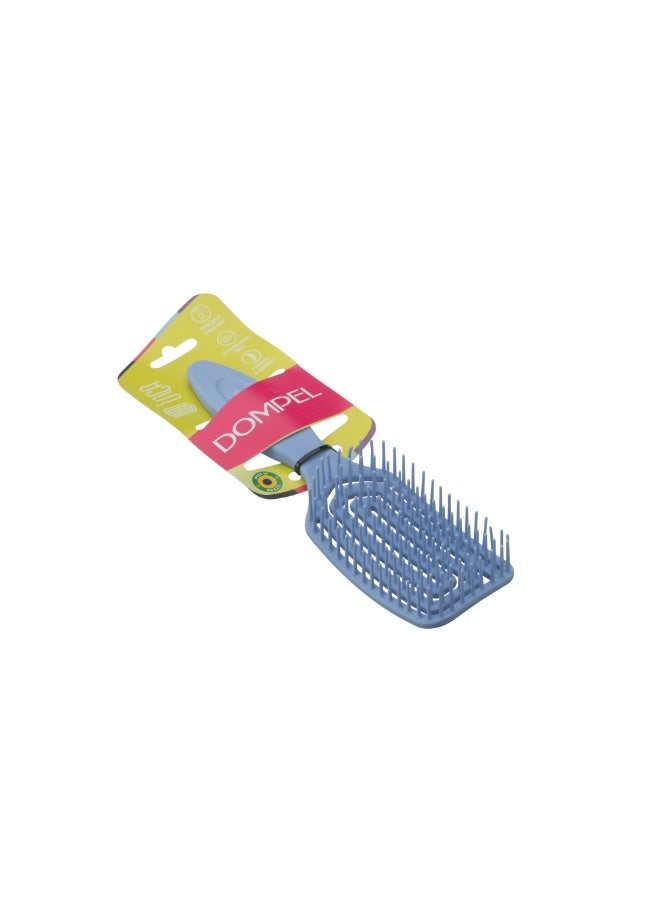 Dompel Silicon Brush Long Hair & Extension / Blue - Image 3