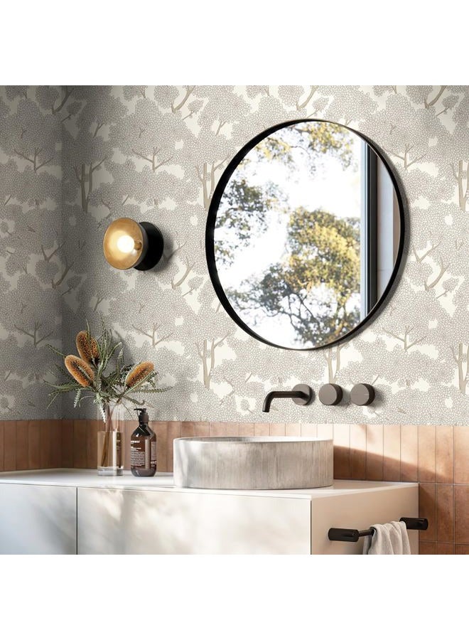 JiffDiff Tree Wallpaper Peel and Stick Jungle Wall Paper Forest Mural Stick on Wallpaper Modern Waterproof Self Adhesive Contact Paper - Image 1