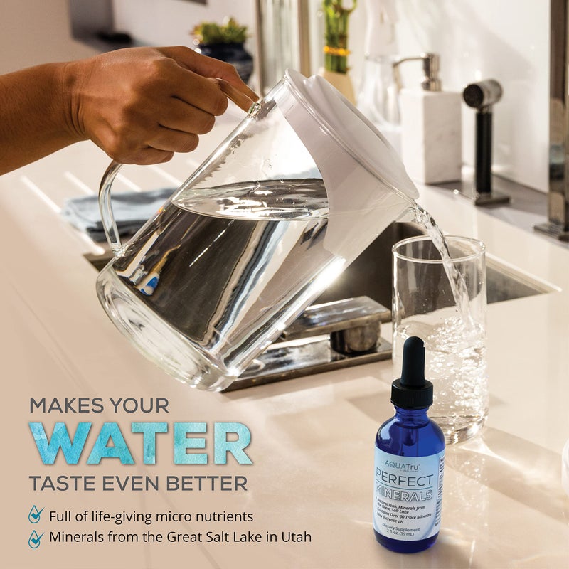 AQUA TRU AquaTru Perfect Minerals - Create Mineral Water with AquaTru Countertop Reverse Osmosis Water Filter Purification System - Image 4