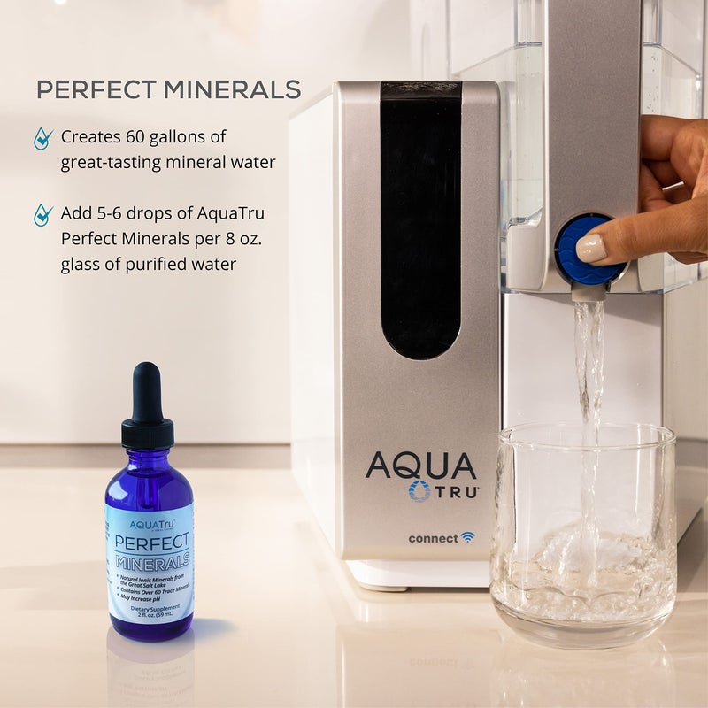 AQUA TRU AquaTru Perfect Minerals - Create Mineral Water with AquaTru Countertop Reverse Osmosis Water Filter Purification System - Image 5