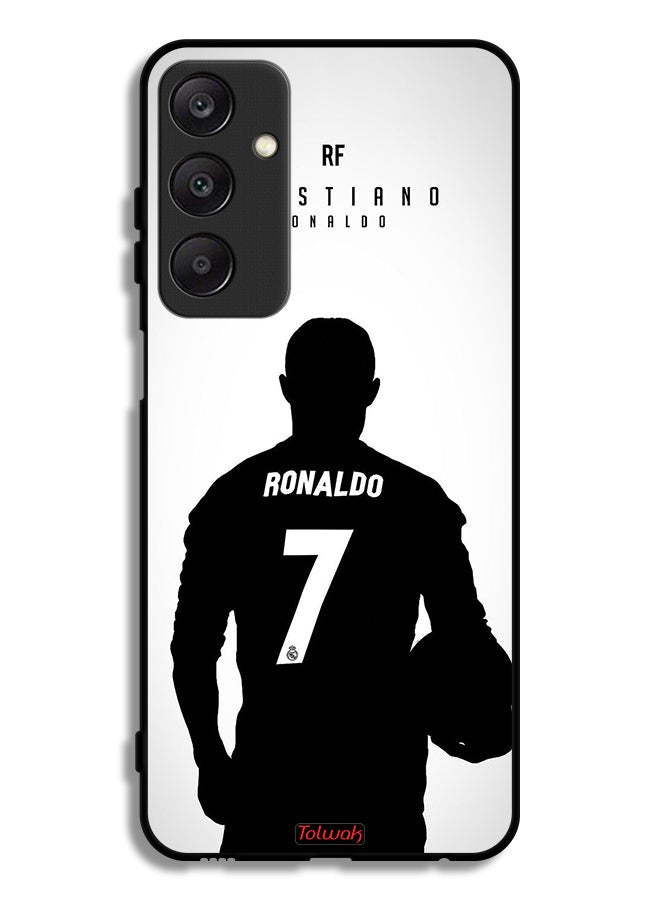 Tolwak Samsung Galaxy A25 5G Protective Case Cover Cristiano Ronaldo Mask - Image 1
