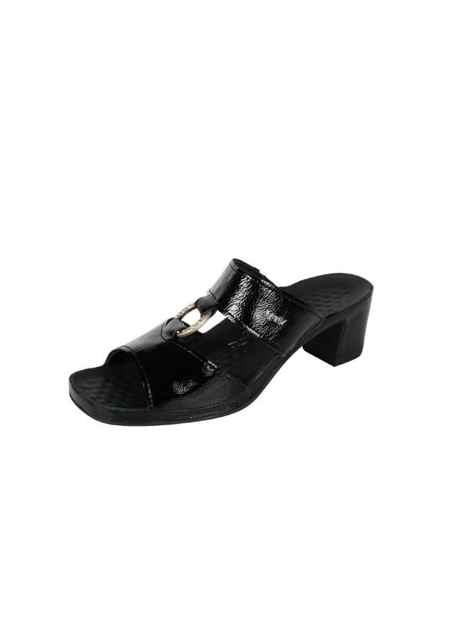 VITAL 148-1045 Vital Ladies Joy - Naplack Sandals 05056 Black - Image 1