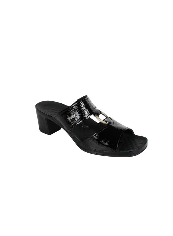 VITAL 148-1045 Vital Ladies Joy - Naplack Sandals 05056 Black - Image 2