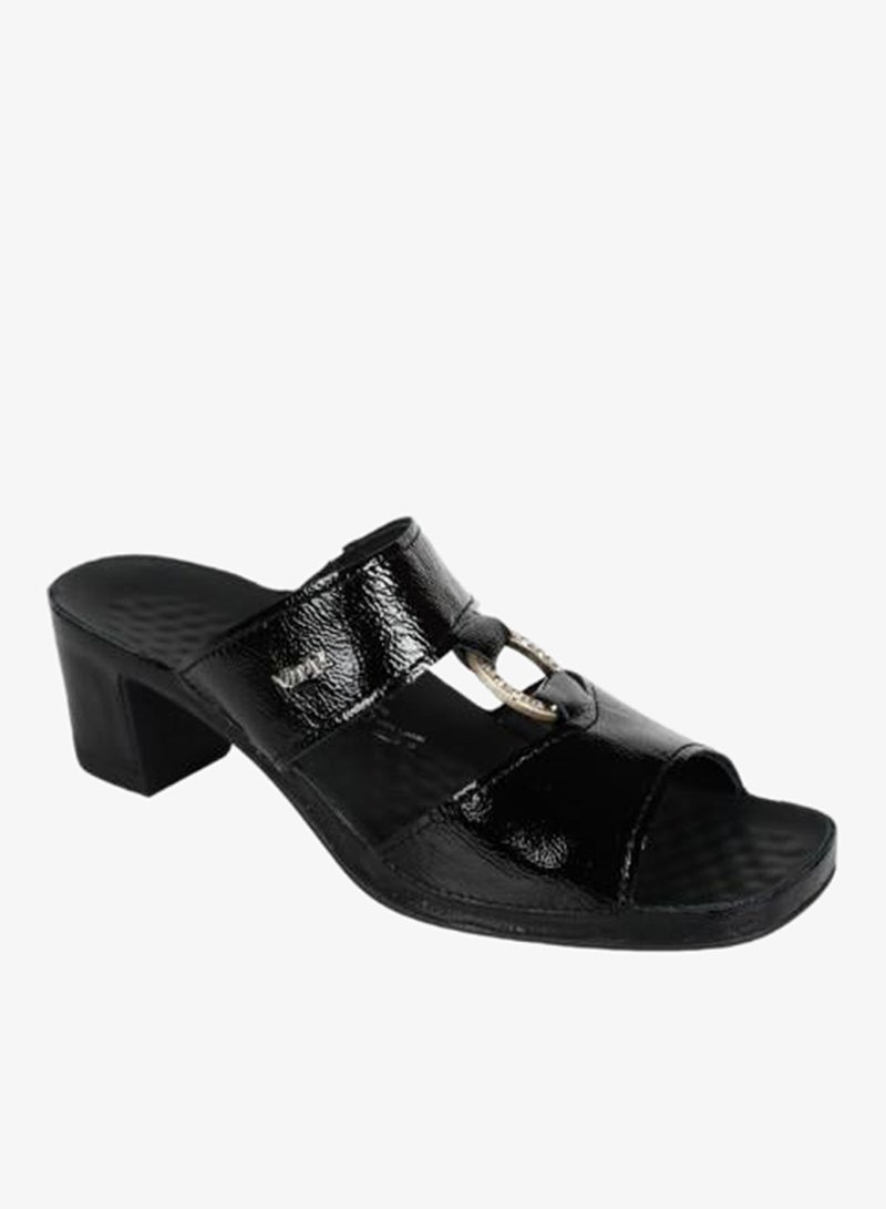 VITAL 148-1045 Vital Ladies Joy - Naplack Sandals 05056 Black - Image 2