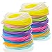 Sumind 200 Pcs Jelly Bracelets 80s Glow Silicone Jelly Bracelets Women Hair Ties Retro Neon Rainbow Silicone Wristband Halloween Christmas Disco Party for Adults - Image 3