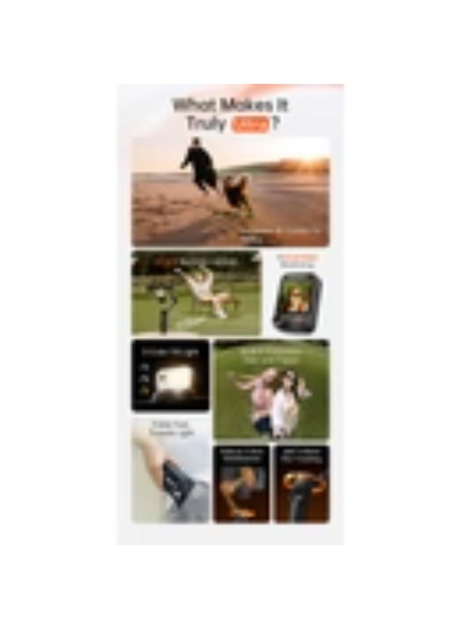 FIPKA iSteady V3 Ultra AI-Tracking Smartphone Gimbal (Black) - Image 5