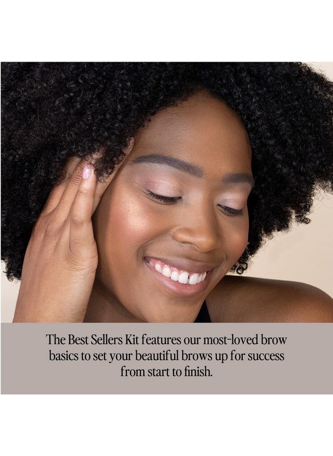Billion Dollar Brows - Billion Dollar Brows Best Sellers Kit, Includes Universal Brow Pencil, Brow Duo Pencil, Brow Gel and Smudge Brush for Perfectly Defined Brows - Image 1