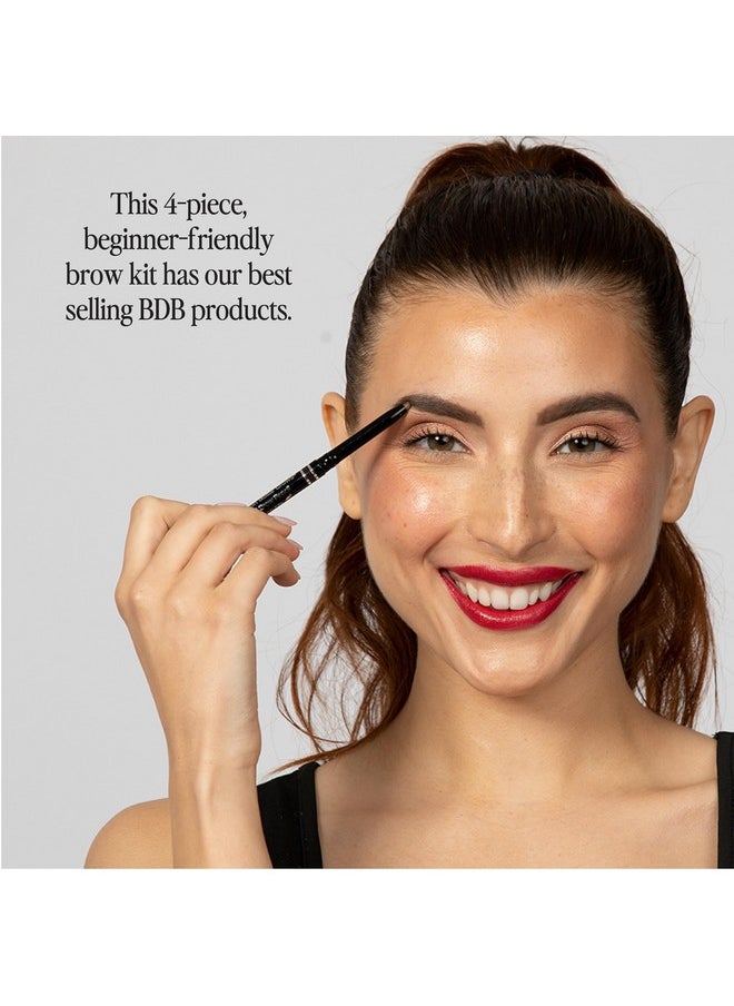 Billion Dollar Brows - Billion Dollar Brows Best Sellers Kit, Includes Universal Brow Pencil, Brow Duo Pencil, Brow Gel and Smudge Brush for Perfectly Defined Brows - Image 1