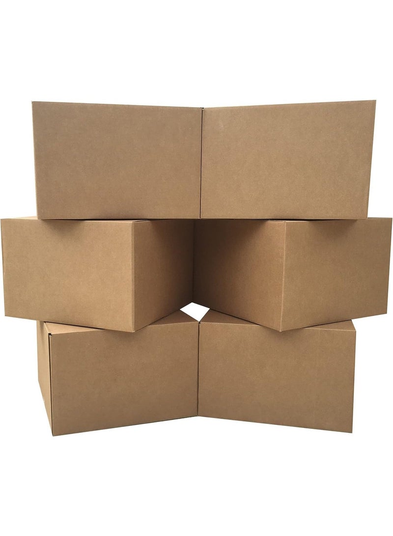 Strong Carton Boxes for Shipping, Moving & Storage, 30x30x30cm, Set of 5 - Image 4