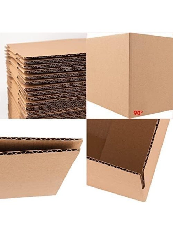 Strong Carton Boxes for Shipping, Moving & Storage, 30x30x30cm, Set of 5 - Image 5