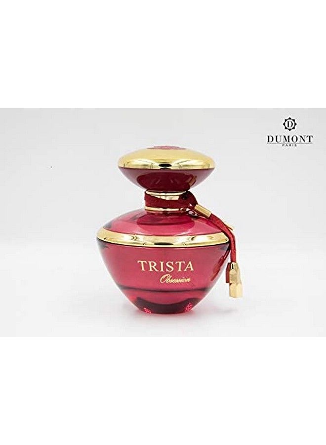 Dumont Trista Obsession Pour Femme (100Ml) Eau De Parfum Perfume Body Spray For Women Girls Her Long Lasting Cologne With Rosebuds Jasmine Pear White Cedarwood Musk Feminine Scent - Image 3
