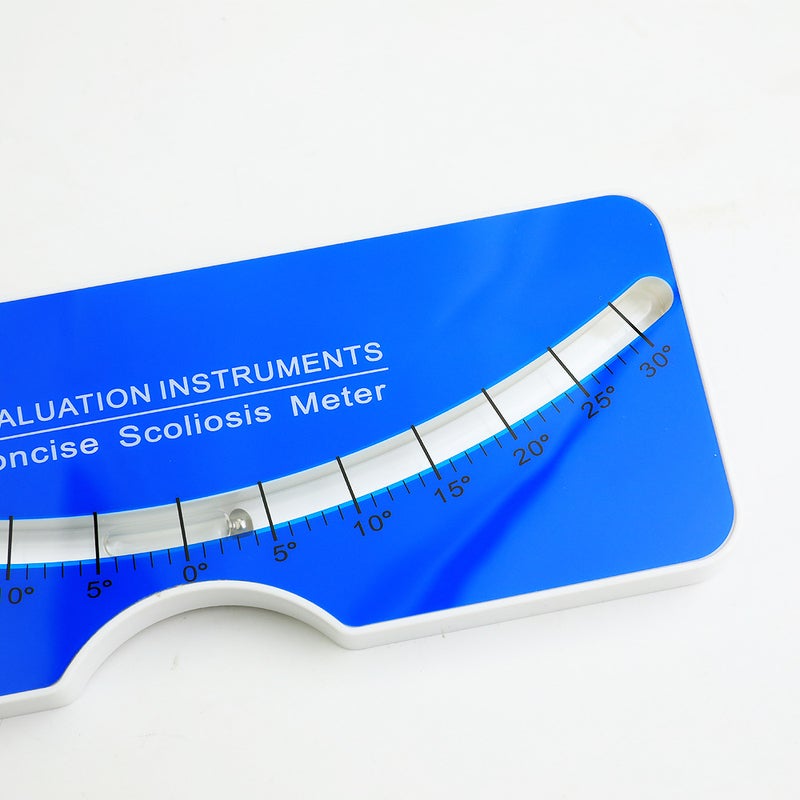 Etopoo Scoliometer Measuring Ruler Scoliometer Scoliometer Rehabilitation Evaluation Tool Scoliometer Level Ruler(Acrylic blister scoliosis ruler pink ZFC50YP) - Image 4