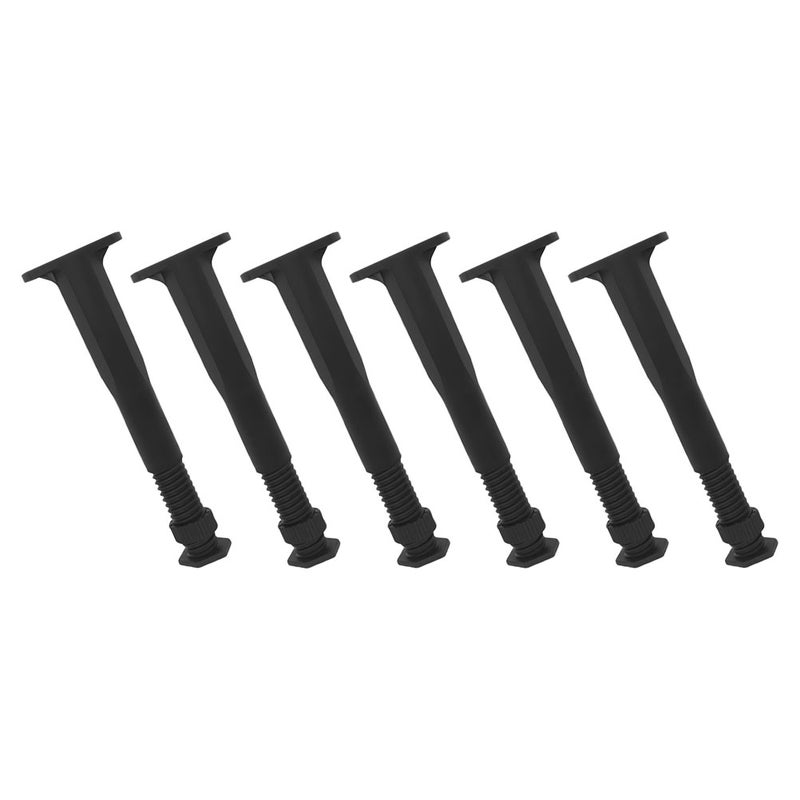6pcs Adjustable Bed Frame Legs T Shaped Height Adjustable Support Feet Furniture Legs For Bed Frame Sofa Table Chair Dresser - Image 1
