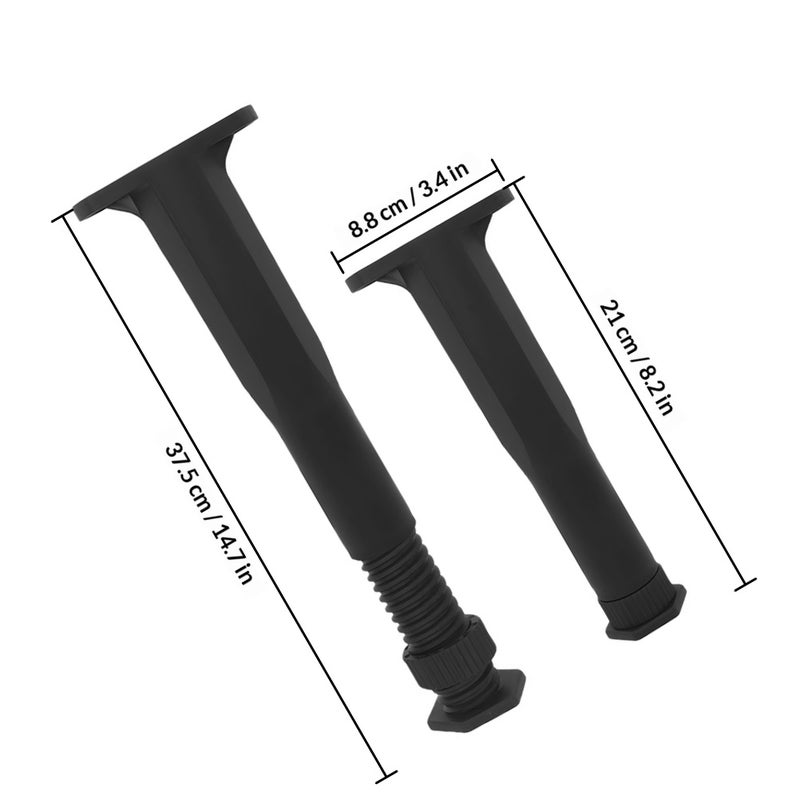 6pcs Adjustable Bed Frame Legs T Shaped Height Adjustable Support Feet Furniture Legs For Bed Frame Sofa Table Chair Dresser - Image 2