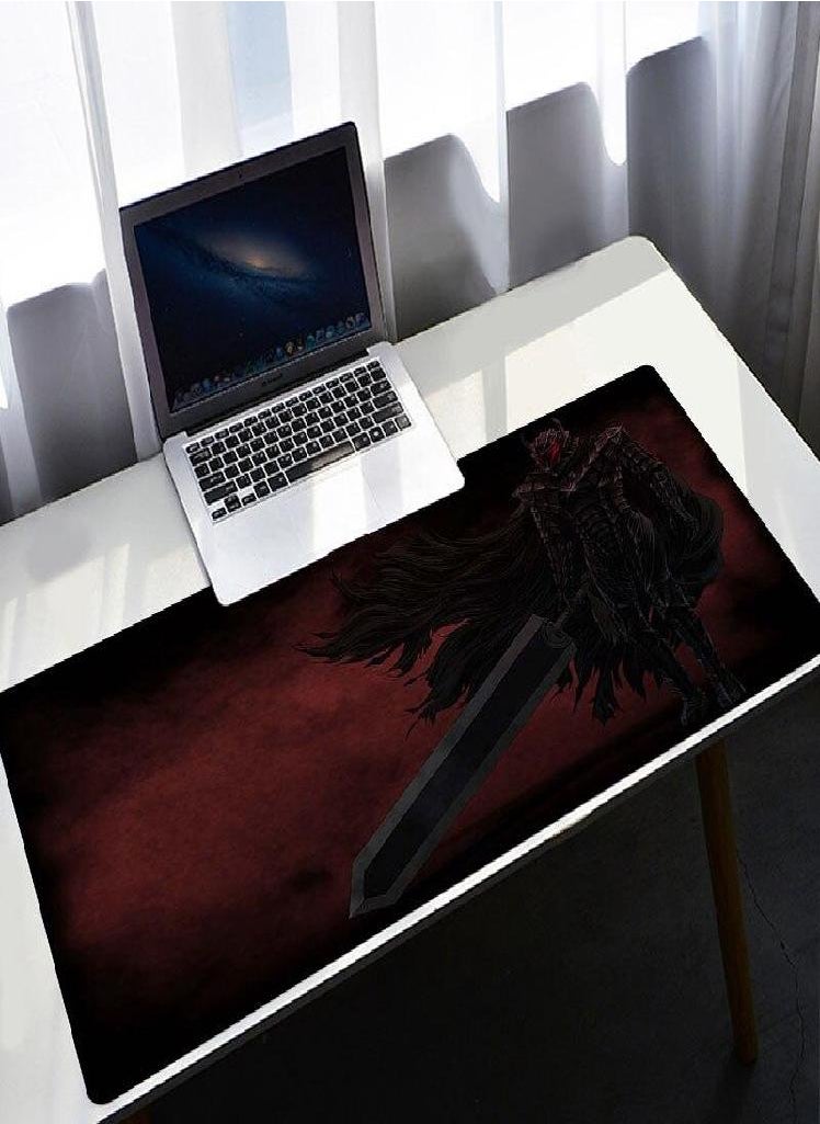 Eckek - Mouse Pad Berserk Guts Anime Dywan Gamer  Gaming Accessories Varmilo Keyboard Computer Mousepad CS GO LOL Desk Mat - Image 1