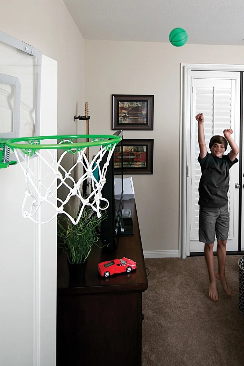SKLZ Pro Mini Hoop Midnight – Glow-in-the-Dark Door-Mounted Mini Basketball Set - Image 3
