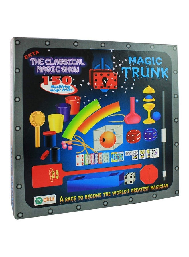 Ekta EKTA Plastic Magic Trunk - The Classical Magic Show, Multi Color, Kids  - Image 3