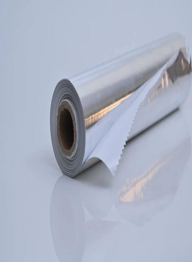 Magic Providers Paper Foil for Food Wrapping 1KG - Paper Foil with Aluminum Coating (White Peper on one Side and Aluminum on The Other Side) Width 285mm, 1KG foil Paper - Image 1
