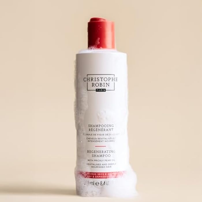 Christophe Robin Regenerating Shampoo With Prickly Pear Oil for Dry, Damaged and Chemically Treated Hair - Image 5