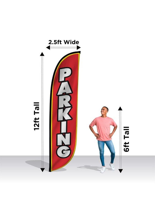 Feather Flag 12Ft Tall Advertising Flag Banner For Business And Events Promotion Flag Only Parking (10M1200081) - pzsku/ZE7CAE29134A95A2D4C72Z/45/_/1693548197/f9258e7d-57bb-4a0a-a8cf-f8fcf1c7f1ff