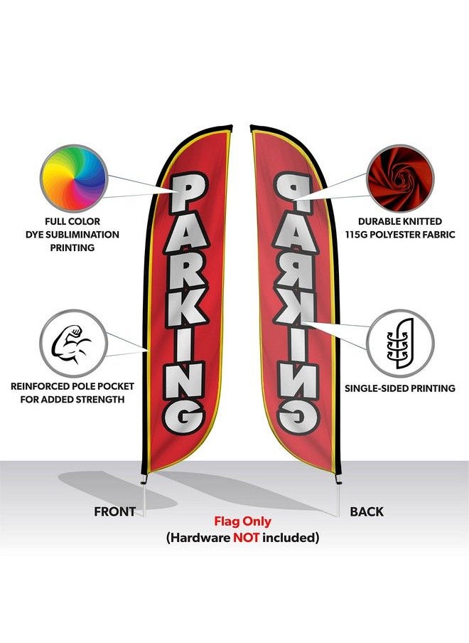 Feather Flag 12Ft Tall Advertising Flag Banner For Business And Events Promotion Flag Only Parking (10M1200081) - pzsku/ZE7CAE29134A95A2D4C72Z/45/_/1693548198/4631d4f4-d179-49ce-b109-9ce72334f568