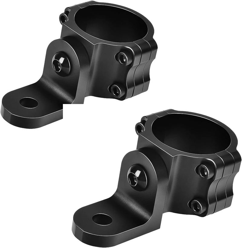 Plobeda 2PCS UTV Whip Mount Off-Road Flag Pole Bracket for Light Bar and Whip Light, 360° Adjustable, Aluminium Alloy - Image 1