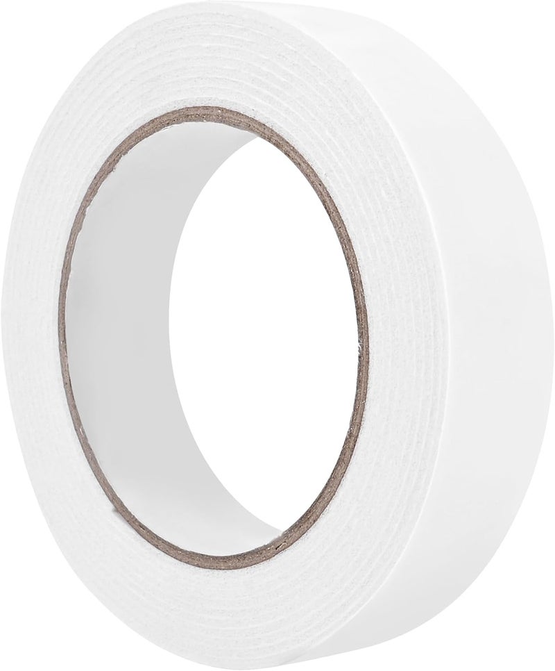 ToLanbbt Double Sided Foam Tape 1In x 10FT, Mounting Tape Heavy Duty, Strong Adhesive Weatherproof Seal Strips for DIY Craft Picture Poster, Car & Gap Filling Mountings, Home Office Decor (White) - Image 1