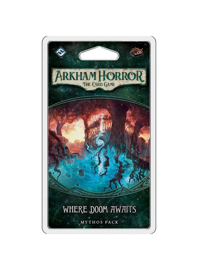 Fantasy Flight Games Arkham Horror The Card Game Where Doom Awaits MYTHOS PACK | Horror Game | Mystery Game| Cooperative Card Game| Ages 14+ | 1-2 Players| Average Playtime 1-2 Hours | Made by Fantasy Flight Games, Green - Image 1