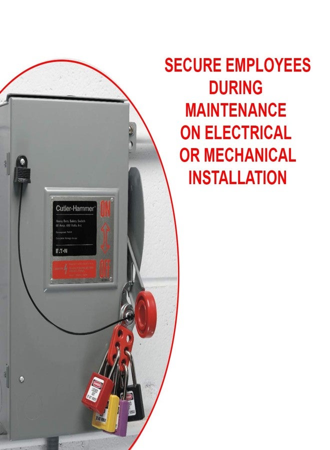 Master Lock 417 Lockout Tagout Safety Hasp - Image 3