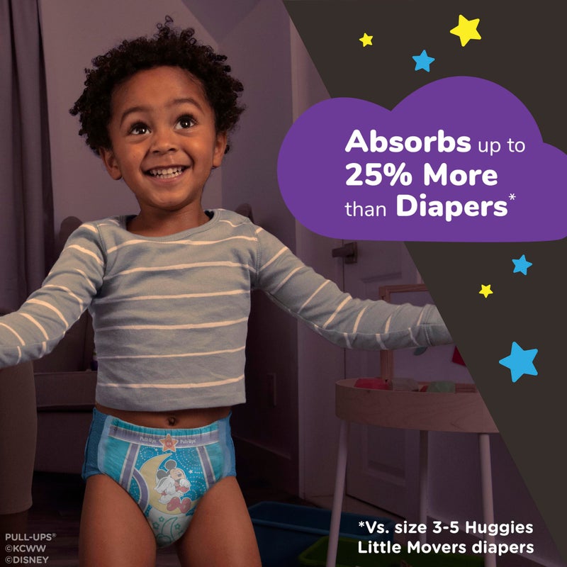 Pull-Ups Boys' Night-Time Potty Training Pants, Size 5T-6T Overnight Training Underwear (46-60 lbs), 80 Ct - Image 4
