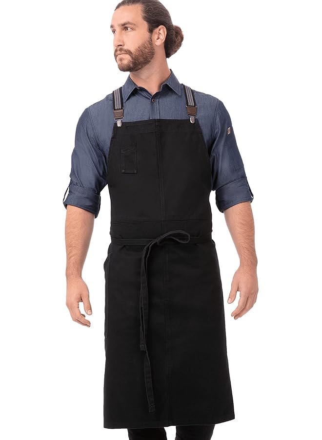 شيف وركس مريلة الطاهي بيركلي للجنسين - Image 1