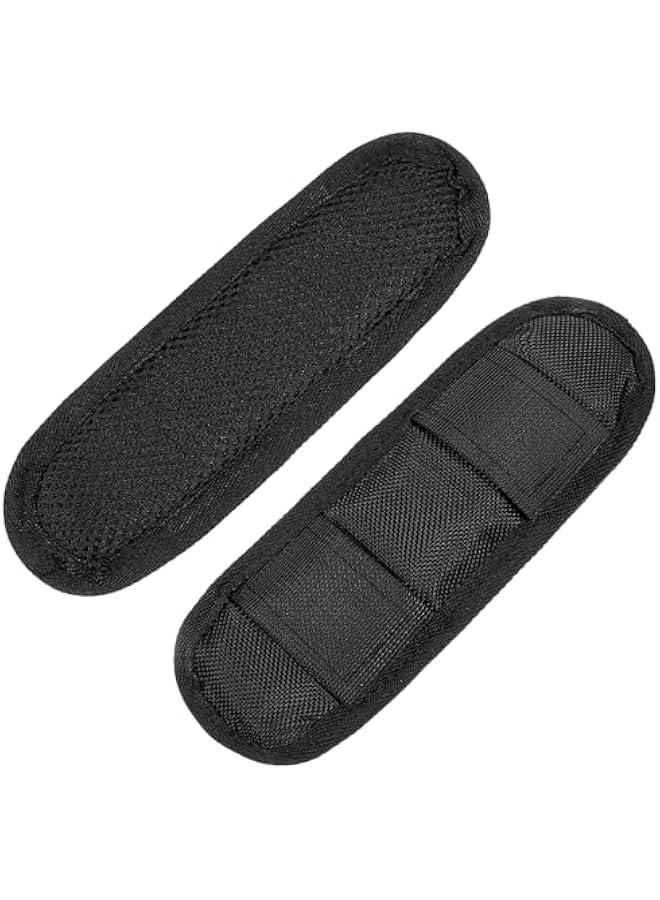 Generic 2PCS Shoulder Strap Pads, Removable Backpack Strap Pads Black Thick and Breathable Fastener Cushion Universal Replacement Shoulder Padded for Luggage Guitar Camera Laptop Bag - Image 1